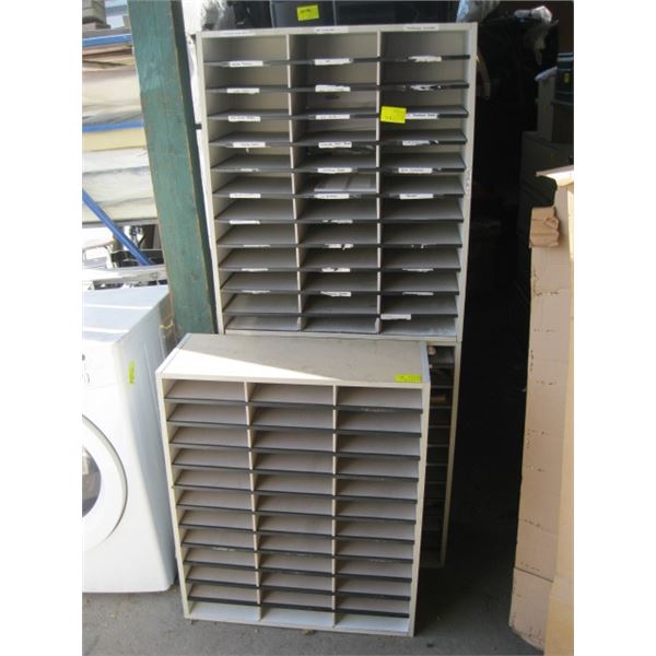 3 CARDBOARD FILE HOLDERS