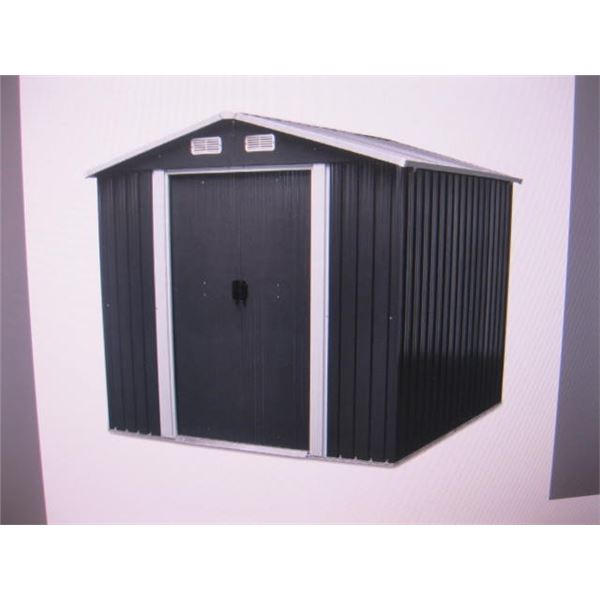 NEW 6X8 APEX METAL SHED