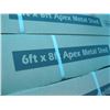 Image 2 : NEW 6X8 APEX METAL SHED