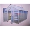 Image 1 : NEW 8X10 TWIN WALL ALUMINUM FRAME GREENHOUSE