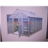 Image 1 : NEW 8X10 TWIN WALL ALUMINUM FRAME GREENHOUSE