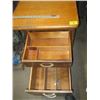 Image 2 : LG. WOODEN DOUBLE PEDESTAL DESK