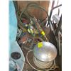 Image 1 : OXY ACETYLENE CUTTING TORCH SET & ROLL OF WIRE & MISC.