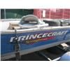 Image 2 : PRINCECRAFT 12' ALUMINUM BOAT W/TRAILER & SWIVEL BOAT SEATS (TRAILER W/PAPERS)