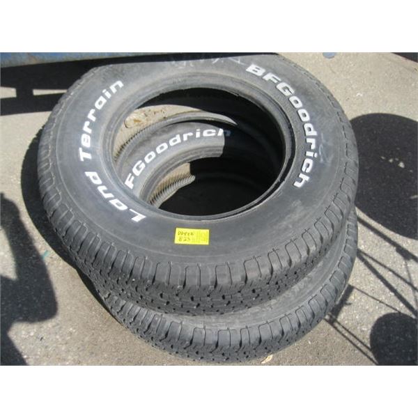 2 BF GOODRICH ALL TERRAIN P24575R16 TIRES