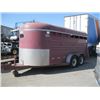 Image 1 : 1998 SOUTHLAND STOCK TRAILER, 6'-6X16' - VIN #2S9PF3354W1024621 (W/PAPERS)