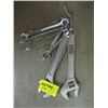 Image 1 : FLEX END RATCHET WRENCHES & 2 CRESCENT WRENCHES