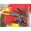 Image 2 : BUCKET OF ASST. WRENCHES, VICE GRIPS, ETC.