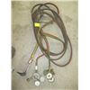 Image 1 : OXY ACETYLENE CUTTING TORCH SET, GAUGES BROKEN