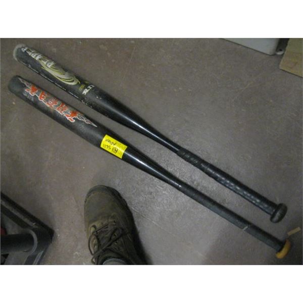 2 ALUMINUM BASEBALL BATS