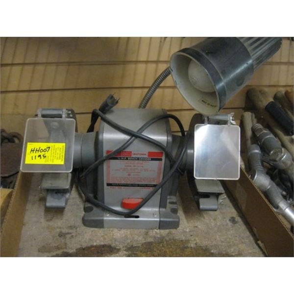 CRAFTSMAN 1/3HP BENCH GRINDER