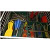 Image 2 : BASKET OF MISC. CHISELS, ALLAN KEYS, PUNCHES, ETC.