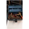 Image 1 : BLUE TOOLBOX W/ASST. CLAMPS
