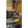 Image 1 : MISC. ANTIQUE WRENCHES, DRILLS, ETC.