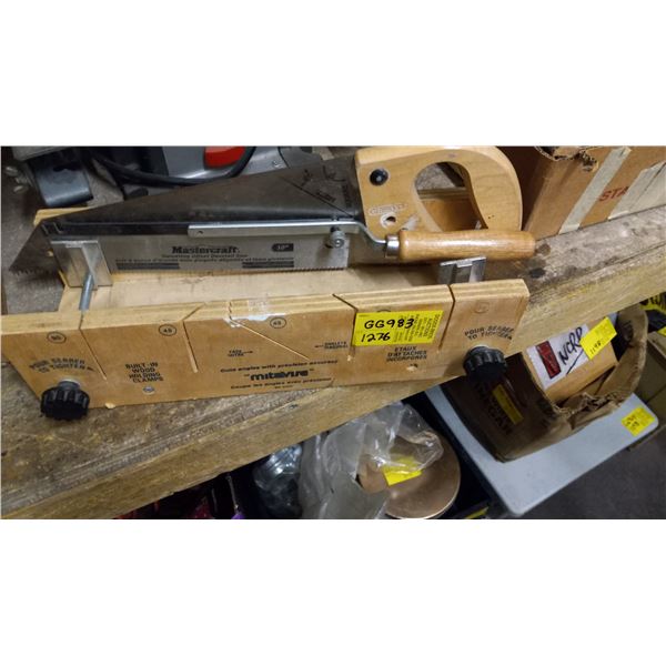 MITER BOX & SAW