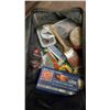 Image 2 : DEWALT TOOL BAG W/ASST. CONTENTS: TAPE MEASURERS, PAINT BRUSHES, ETC.