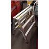 Image 1 : 3' ALUMINUM STURDY SAWHORSE/LADDER