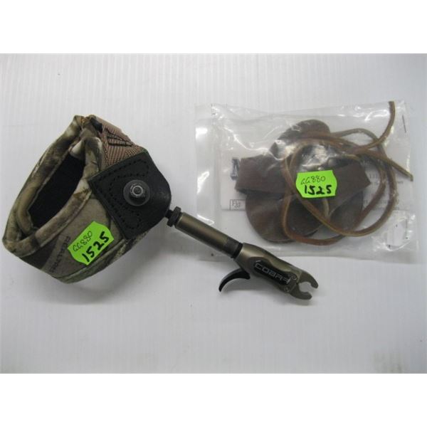Bow-Release avec bracelet camouflage plus vis Allen réglage longueur Bow-Release avec bracelet camouflage plus vis Allen réglage longueur
