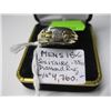 Image 3 : MENS 18KT SOLITAIRE .35CT DIAMOND RING W/A $4,760. - SZ 9.5