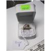 Image 2 : LADIES 14KT RING (CUSTOM MADE) W/.25CT DIAMOND & SMALLER DIAMONDS W/A $4,565. - SZ 8
