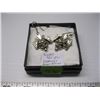 Image 2 : LADIES SILVER .925 EARRINGS SHAPED LIKE GRAPES