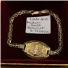Image 1 : 10KT GOLD MEDICAL ALERT BRACELET - 6.25 G