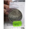 Image 2 : 1975 TRANS ALASKA PIPELINE COMMEMORATIVE 1 OZ. 99.9% SILVER COIN (TAX EXEMPT)