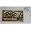 Image 1 : 1900 CDN 25 CENT BILL - SHIN PLASTER