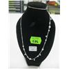 Image 1 : STERLING .925 NECKLACE W/PEARLS??
