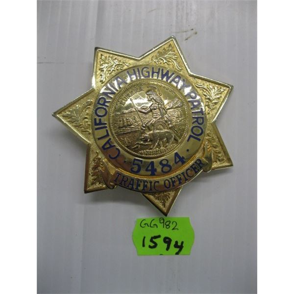 CALIFORNIA HIGHWAY PATROL BADGE