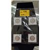 Image 1 : 4-1955 CANADIAN 50 CENT PIECES