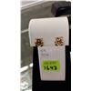 Image 2 : 3 PAIRS OF 10K GOLD EARRINGS