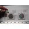 Image 2 : 1-1964 & 1-1967 CANADIAN SILVER $1