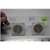 Image 1 : 2-1958 CANADIAN SILVER $1s