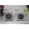 Image 1 : 2-1965 CANADIAN SILVER $1s