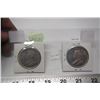 Image 2 : 1935 & 1936 CANADIAN SILVER $1s