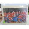 Image 1 : BINDER OF MONTREAL CANADIENS STAT SHEETS, PHOTOS (SOME SIGNED) & ANDRE THE GIANT PICTURE, ETC.