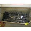 Image 1 : CONTAINER OF ASST. DRUM STANDS, FOOT PEDALS, ETC.