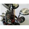 Image 2 : RED & BLACK GOLF BAG W/ASST. LEFT HAND CLUBS