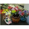 Image 1 : DECORATIVE PLANTERS & PLASTIC PLANTS