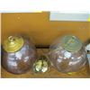 Image 2 : 2 ORIGINAL GLASS STREETLIGHT GLOBES, 1 HAS CRACK
