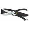 Image 1 : OUTDOOR EDGE GAME SHEARS 3.5" S/S BLACK W/NYLON SHEATH