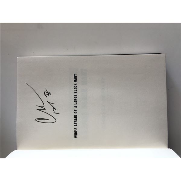 Who's afraid of a large black man? Charles Barkley signed book