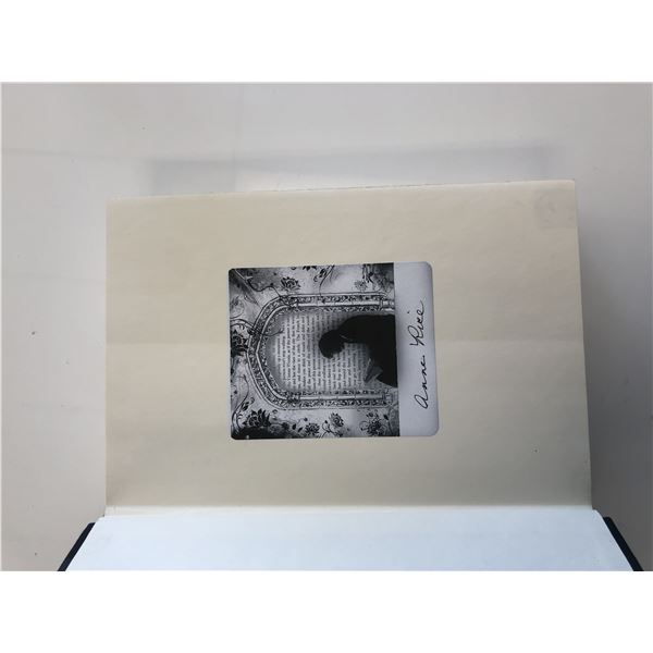 Lasher Anne Rice signed book