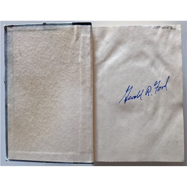 Gerald Ford Signed Warren Commission Report The Assassination of President Kennedy Book