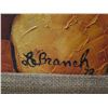 Image 10 : Hawaiian Female Artwork, Signed by Artist Le Branch  '72, Wood Framed 56"x32"