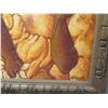 Image 3 : Hawaiian Female Artwork, Signed by Artist Le Branch  '72, Wood Framed 56"x32"
