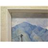 Image 6 : Haleiwa Shanties Artwork Signed by Artist K. Brickman, in White Frame 31"x22"