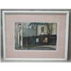 Image 1 : Montmartre (Rue Poulbot) Annee 1982 Artwork Signed by Artist Roll, Framed & Matted 27"x22"