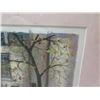 Image 2 : Montmartre (Rue Poulbot) Annee 1982 Artwork Signed by Artist Roll, Framed & Matted 27"x22"